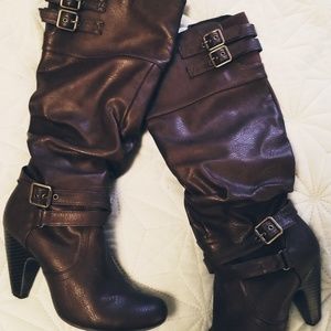 High heel boots